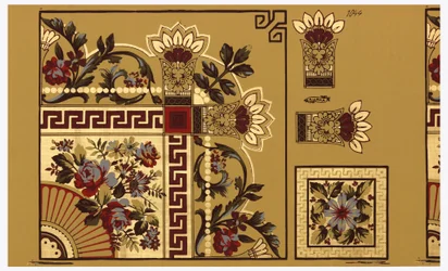 Bordure de plafond (USA), 1875-1906