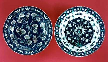 Assiettes en céramique, vers 16ème siècle