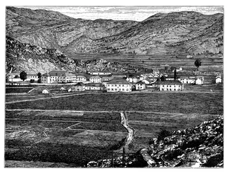 Cetinje, Monténégro, vers 1890