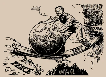 Chamberlain roule le monde vers la paix, 1938
