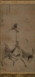 Maître Chan chevauchant une mule, avant 1249