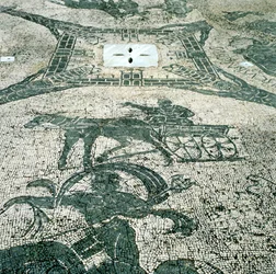 Aurige, mosaïque, Cisarii, Ostie, Italie, Ier siècle