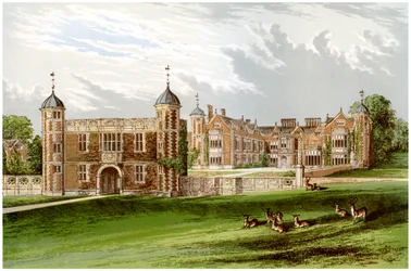 Charlecote Park, Warwickshire, maison de la famille Lucy