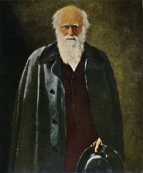 Charles Darwin 1809-1882 - Peinture de Collier, 1934