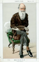 Charles Darwin, naturaliste anglais, 1871