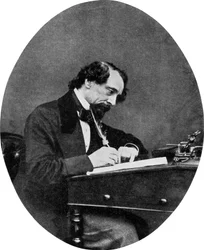 Charles Dickens, romancier britannique, XIXe siècle, 1956