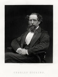 Charles Dickens, romancier et journaliste anglais, 1876