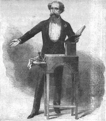 Dernière lecture de Charles Dickens à St. James