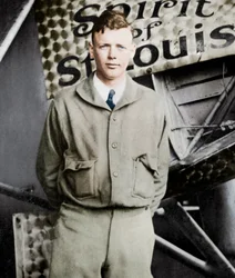 Charles Lindbergh, aviateur recordman, 1927
