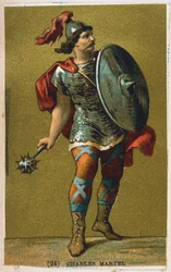 Charles Martel, roi des Francs du 7e siècle, 19e siècle