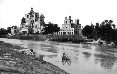 Palais Chattar Manzil, Lucknow, Inde, 20e siècle