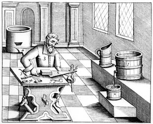 Vérification de la qualité du salpêtre, nitrate de potassium ou KN03, 1683