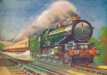 Cheltenham Flyer, G.W.R., prenant de l