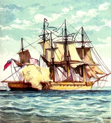 Chesapeake et Shannon, 1812 vers les années 1850