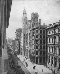 Chestnut Street, Philadelphie, USA, vers 1900