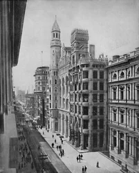 Rue Chestnut, Philadelphie, vers 1897