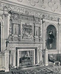 Cheminée à Audley End, 1927
