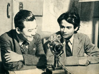 La Chine rencontre Ceylan à Londres - Hsiao Chien et J. M. Tambimuttu, 1942