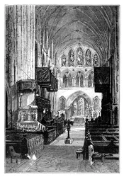Chœur de la cathédrale Saint-Patrick, Dublin, Irlande