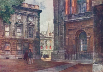Christ Church - Quadrangle de Peckwater, 1906