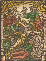 Christ cloué sur la croix