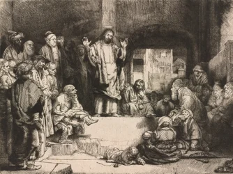 Christ prêchant La petite Tombe, vers 1652