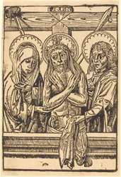 Christ entre Marie et Jean
