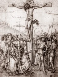 Christ en croix, vers 1480