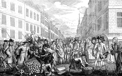 Jeux de Noël, le jour de la boxe, 1747