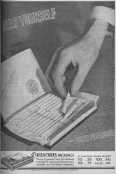 Emballages de Noël Servez-vous - Avec plaisir, 1934