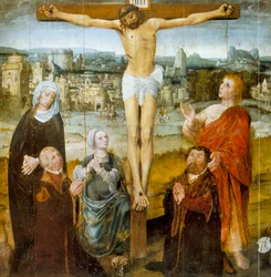 La Passion du Christ, (détail) du retable de Saint Antoine, 16ème siècle