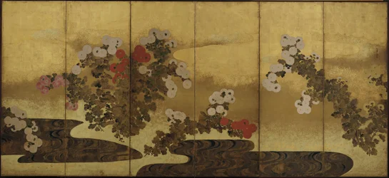 Chrysanthèmes au bord d
