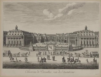Château de Versailles en 1682, 1682