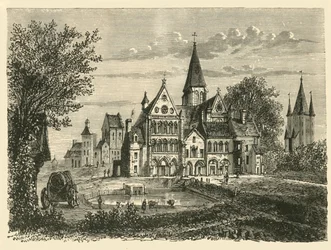 Église et tour du Temple, Paris, 1890