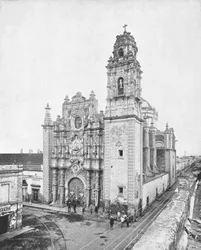 Église de La Santisima, Mexico, Mexique, vers 1900