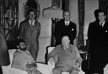 Churchill au Caire, avec l
