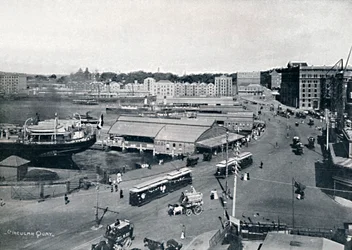Circular Quay, vers 1900