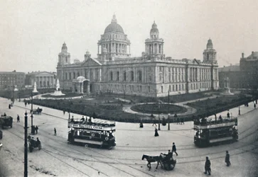Hôtel de ville, Belfast, 1917