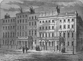 Hôtel Claridges, Mayfair, Westminster, Londres, vers 1877-1878