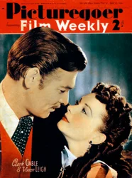 Clark Gable 1901-1960 et Vivien Leigh 1913-1967, acteurs, 1940
