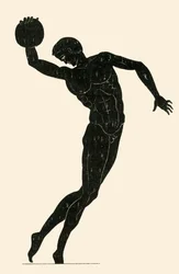 Athlète classique lançant le disque, 1908