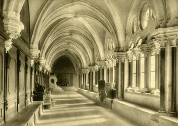 Cloîtres, abbaye de Heiligenkreuz, Basse-Autriche, c1935