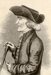 Tricorne porté par un gentleman quaker de Pennsylvanie, 1774, 1937