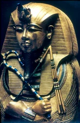 Cercueil de Toutankhamon, pharaon égyptien ancien, vers 1325 av. J.-C.
