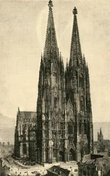 Cathédrale de Cologne, 1890