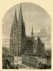 Cathédrale de Cologne achevée, 1881