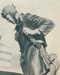Colonel Charles A. Lindbergh, aviateur américain, vers 1931-1937