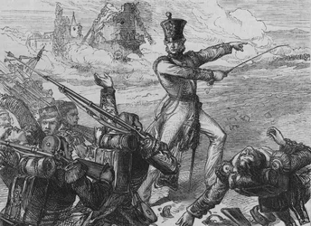 Charge du Colonel Fitzgerald à San Sebastian, vers 1880