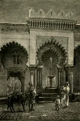 Colonnade de la mosquée de Djamaa-El-Kebir, Alger