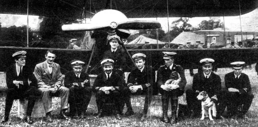 Commandant Samson, Royal Navy Flying Corps, Première Guerre mondiale, 1914